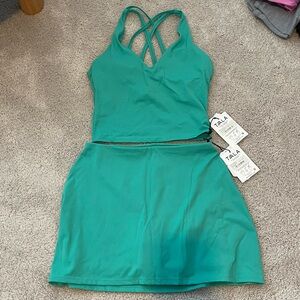 Teal Skort Set